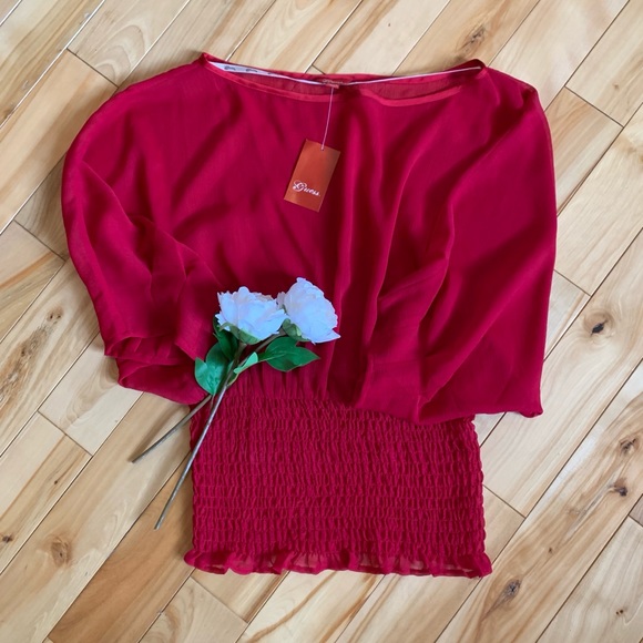 Guess Sheer blouse ( NWT) - Picture 1 of 11